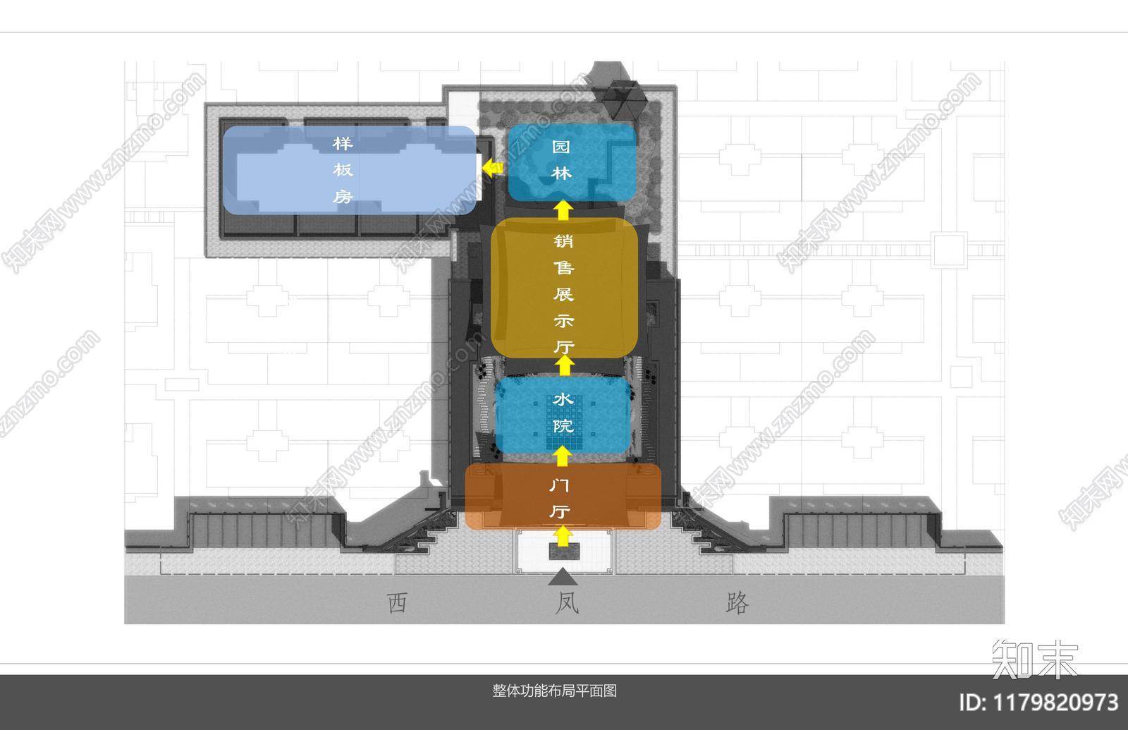 建发售楼处平面布局设计案例精选下载【ID:1179820973】