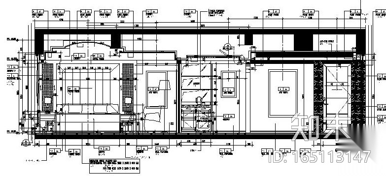 [陕西]喜来登大酒店总统套房施工图设计施工图下载【ID:165113147】