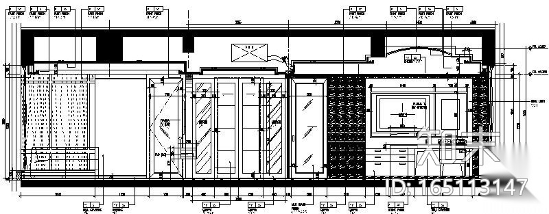 [陕西]喜来登大酒店总统套房施工图设计施工图下载【ID:165113147】