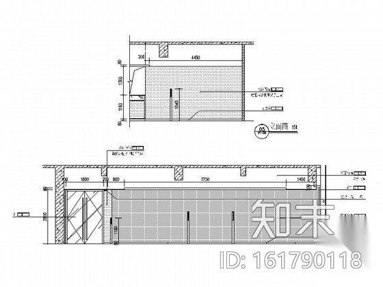 [河南]高档办公楼现代办公室装修施工图cad施工图下载【ID:161790118】