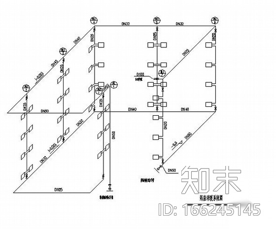 某住宅楼分户采暖改造图cad施工图下载【ID:166245145】