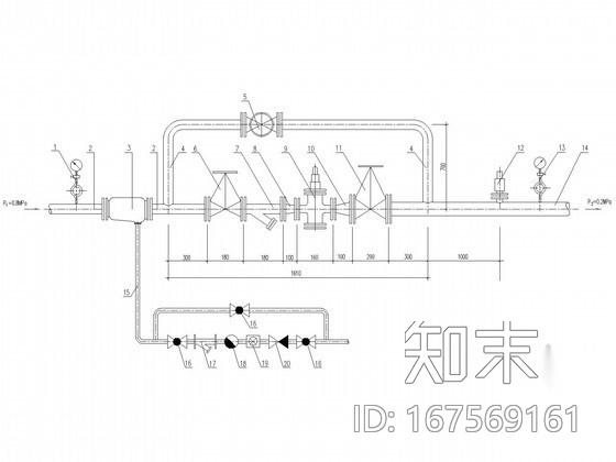 减压阀详图cad施工图下载【ID:167569161】