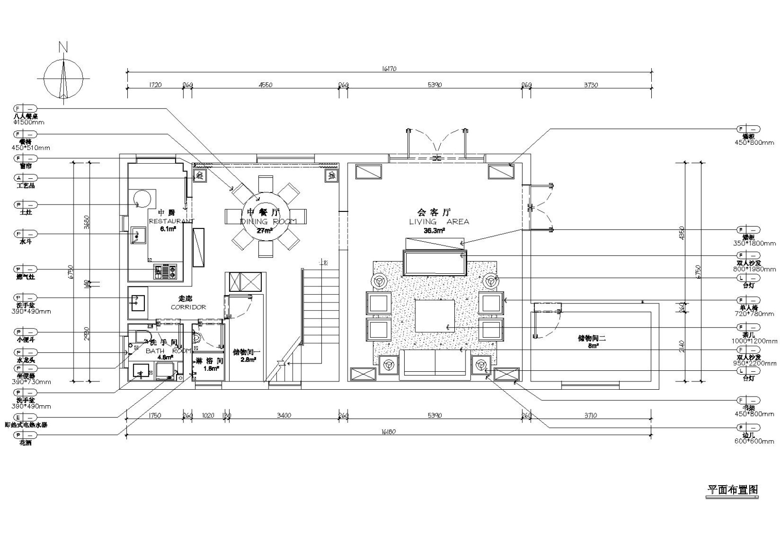 [浙江]杭州千岛湖住宅样板间CAD施工图+实景cad施工图下载【ID:160104132】