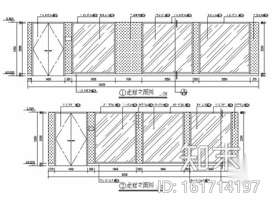 [北京]中关村控股大型现代商业金融办公空间装修施工图cad施工图下载【ID:161714197】