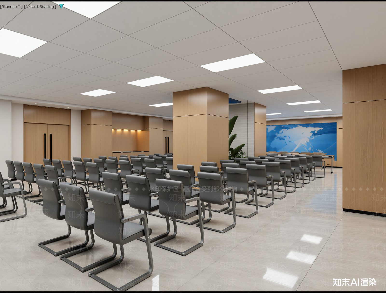 现代报告厅3D模型下载【ID:1213917090】