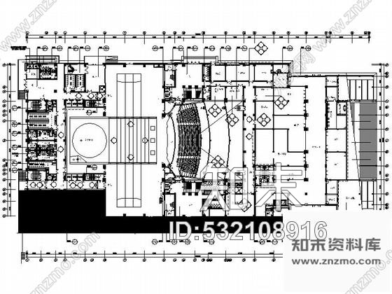 施工图甘肃兰州某会展中心大剧院兼会议中心竣工图cad施工图下载【ID:532108916】