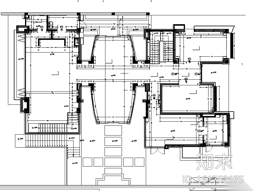 麓湖生态城别墅A户型样板间设计施工图（附效果图+材料图...cad施工图下载【ID:161762175】