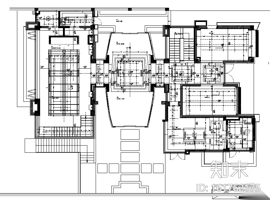 麓湖生态城别墅A户型样板间设计施工图（附效果图+材料图...cad施工图下载【ID:161762175】