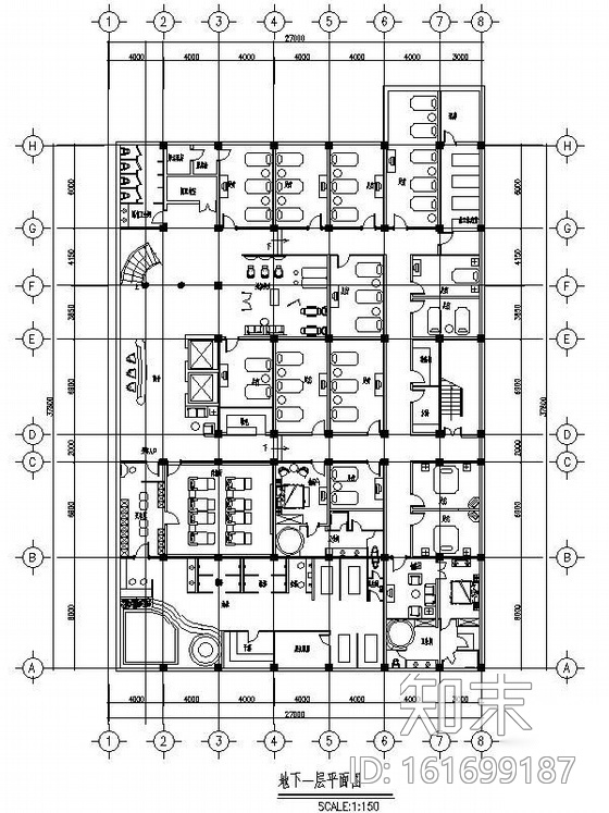 宾馆装修立面图施工图下载【ID:161699187】