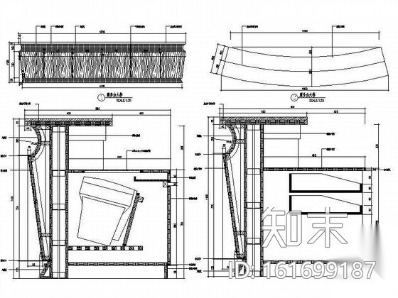 宾馆装修立面图施工图下载【ID:161699187】