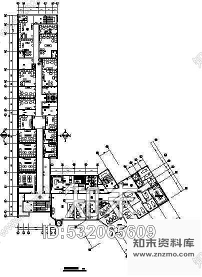 施工图某国际大酒店第三楼装修图cad施工图下载【ID:532065609】