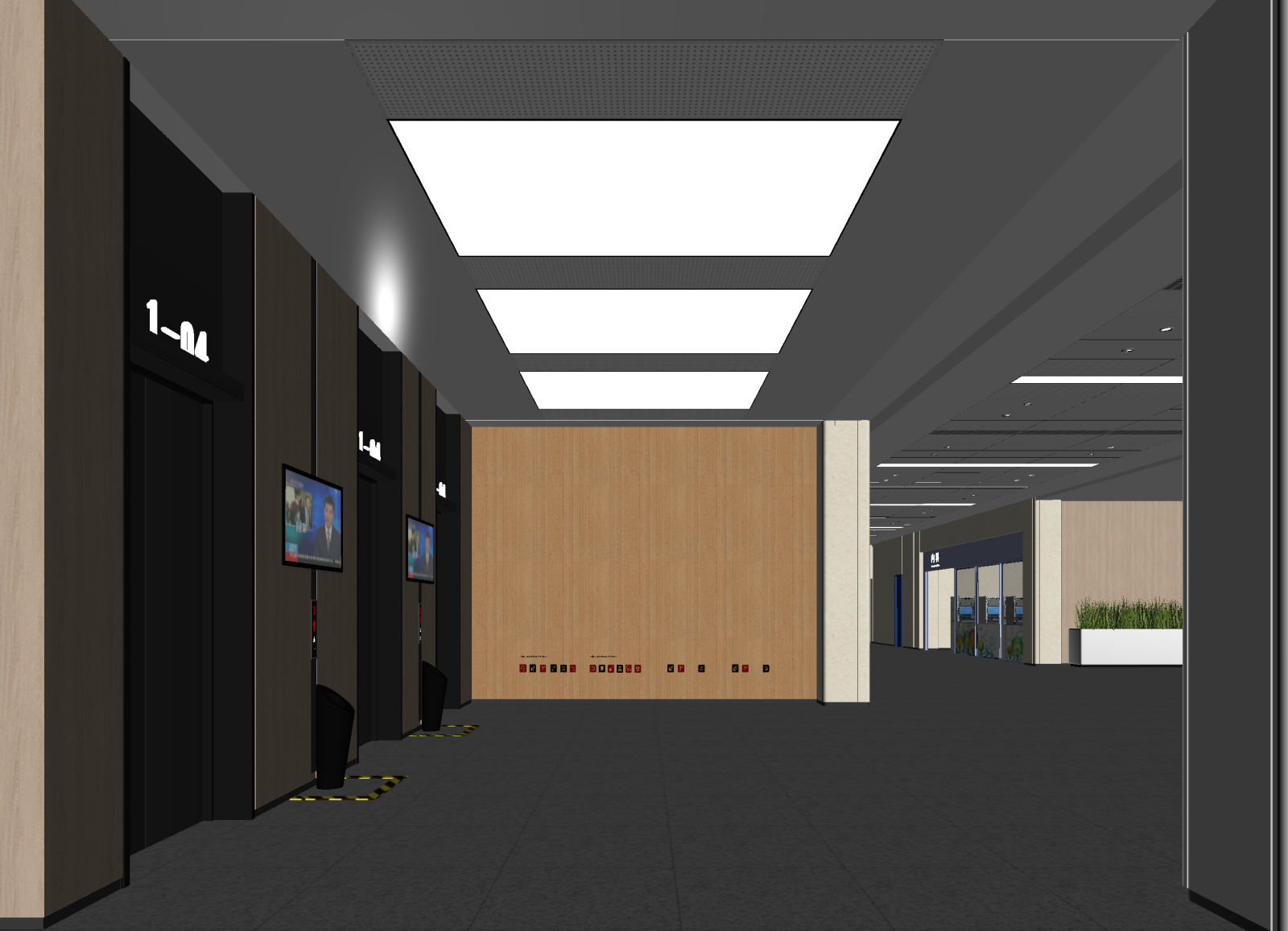 现代大厅3D模型下载【ID:1214567369】