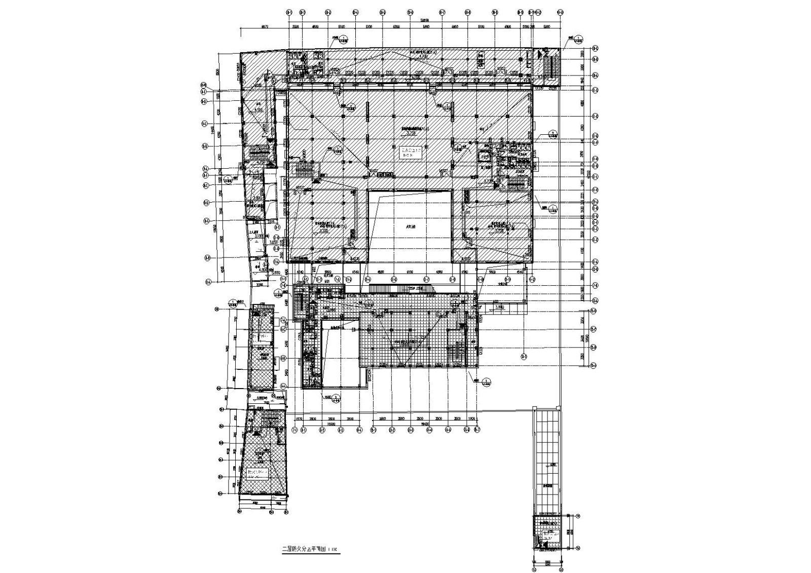 [上海]Wework威海路联合办公空间全套工程cad施工图下载【ID:160706120】