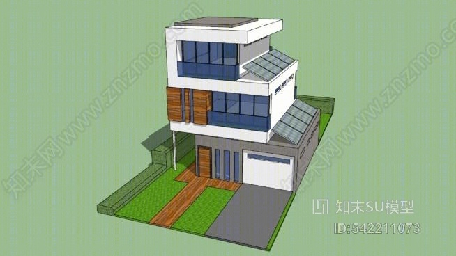 室外SU模型下载【ID:542211073】