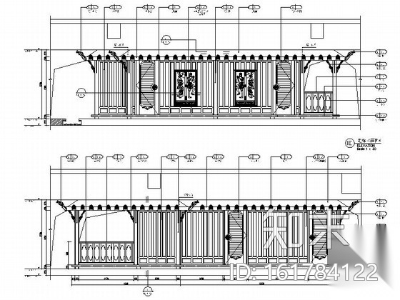 [杭州]高端奢华品牌休闲养生足疗会所设计cad施工图下载【ID:161784122】