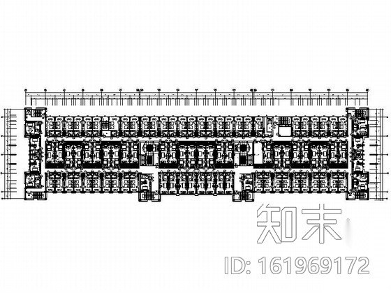 [山东]某奢华五星级大酒店客房区施工图cad施工图下载【ID:161969172】