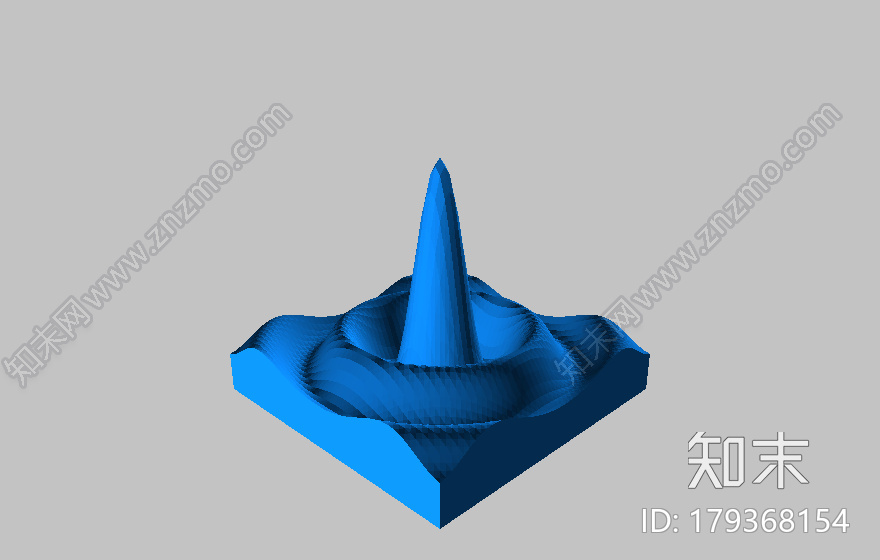 正弦函数表面3d打印模型下载【ID:179368154】