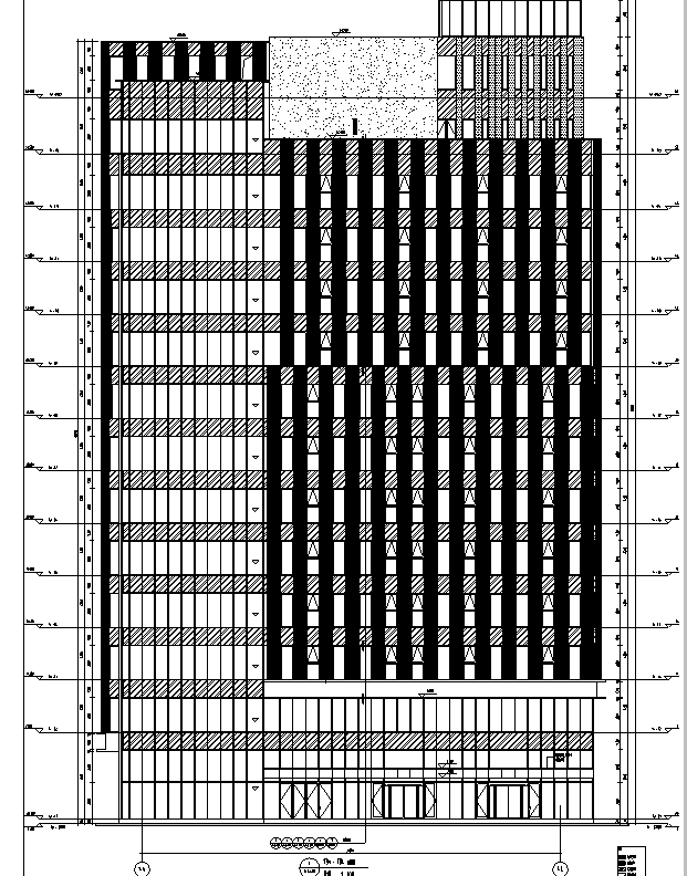 [上海]13栋高层框剪结构住宅建筑全专业施工图(16年审...施工图下载【ID:149776109】