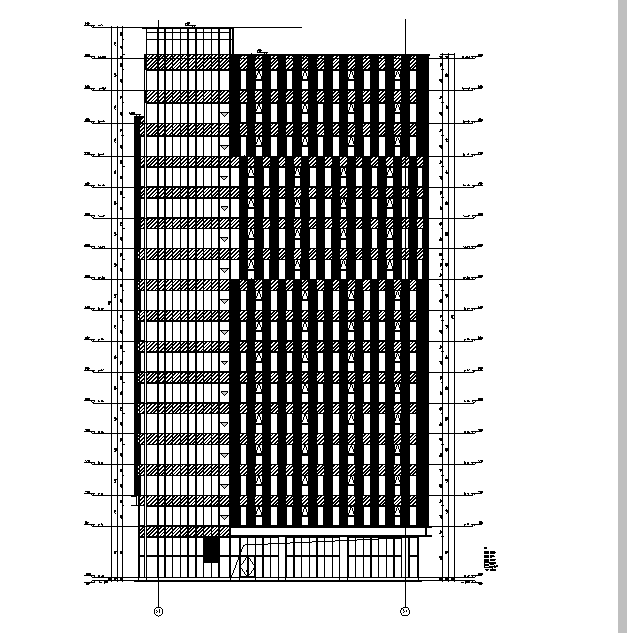 [上海]13栋高层框剪结构住宅建筑全专业施工图(16年审...施工图下载【ID:149776109】