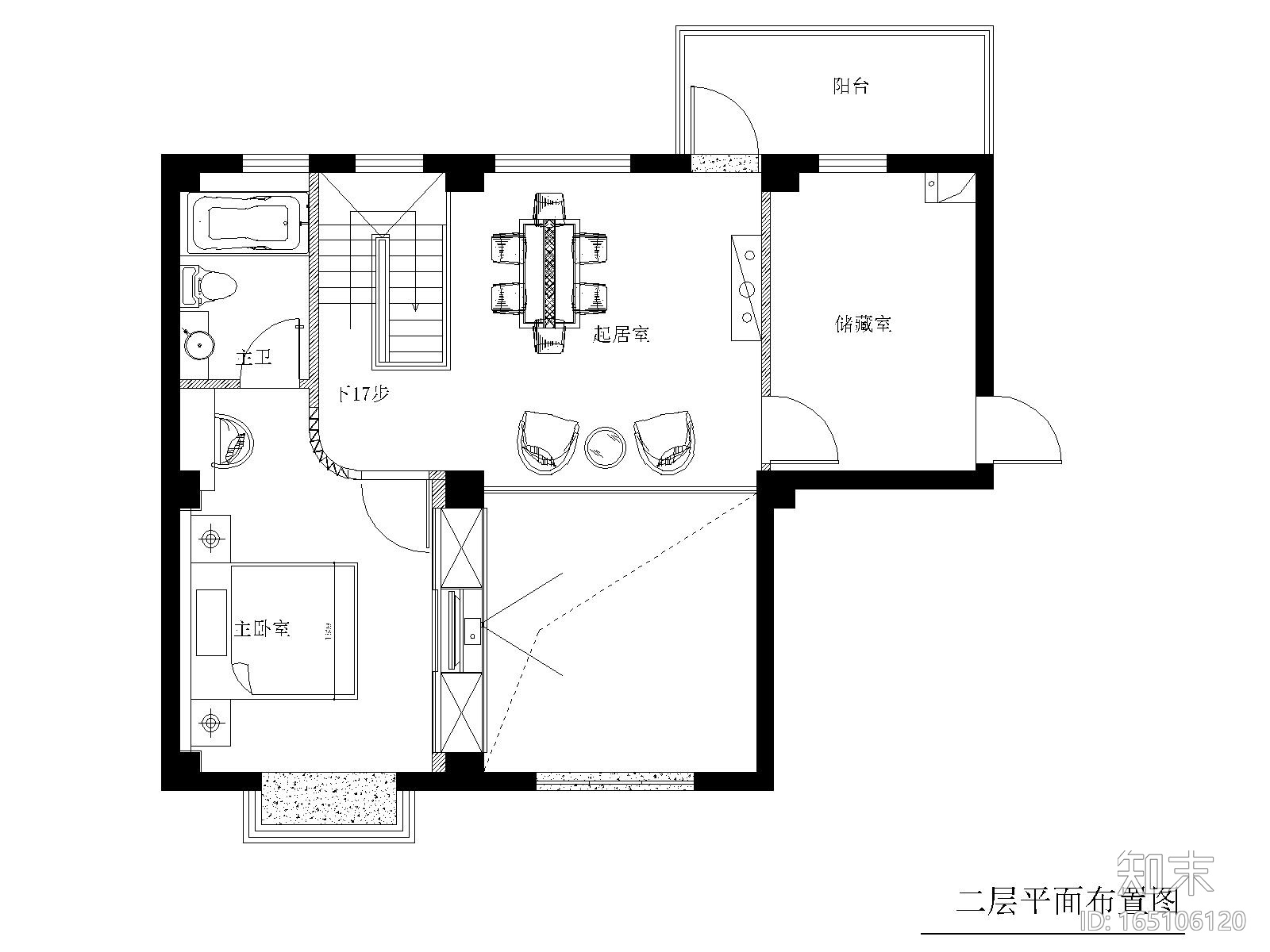 苏州180平现代风格复式装修施工图+效果图施工图下载【ID:165106120】