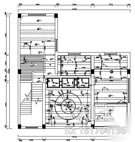 双层独栋别墅内部装修整套施工图设计（附效果图）cad施工图下载【ID:161704136】