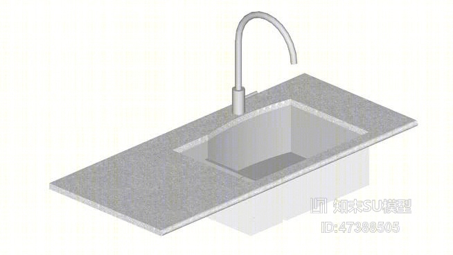 水槽SU模型下载【ID:717913745】