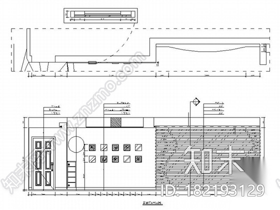 [湖南]高端大气现代风格复式楼室内设计施工图（含效果图...cad施工图下载【ID:182193129】