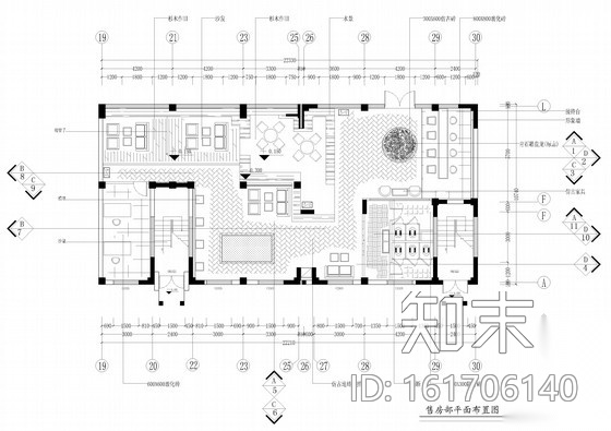 [四川]徽派风格售楼部室内装修施工图施工图下载【ID:161706140】