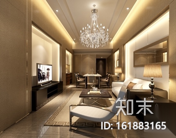 [浙江]欧式品质商务酒店客房样板间室内施工图（含效果图...cad施工图下载【ID:161883165】