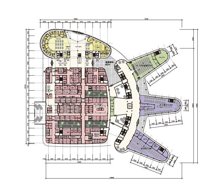 [深圳]现代综合医院建筑设计方案文本cad施工图下载【ID:151582182】