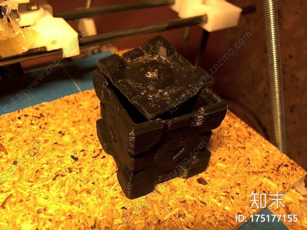 可3D打印的魔方形的盒子3d打印模型下载【ID:175177155】