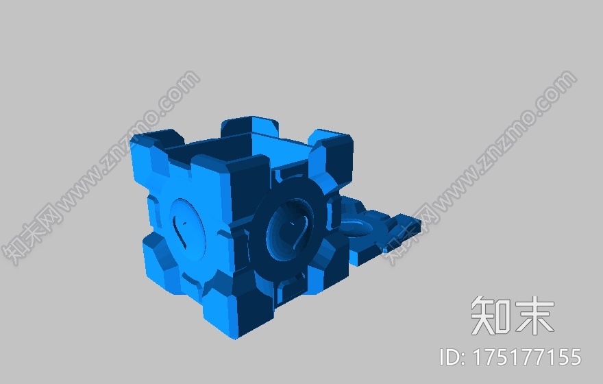 可3D打印的魔方形的盒子3d打印模型下载【ID:175177155】
