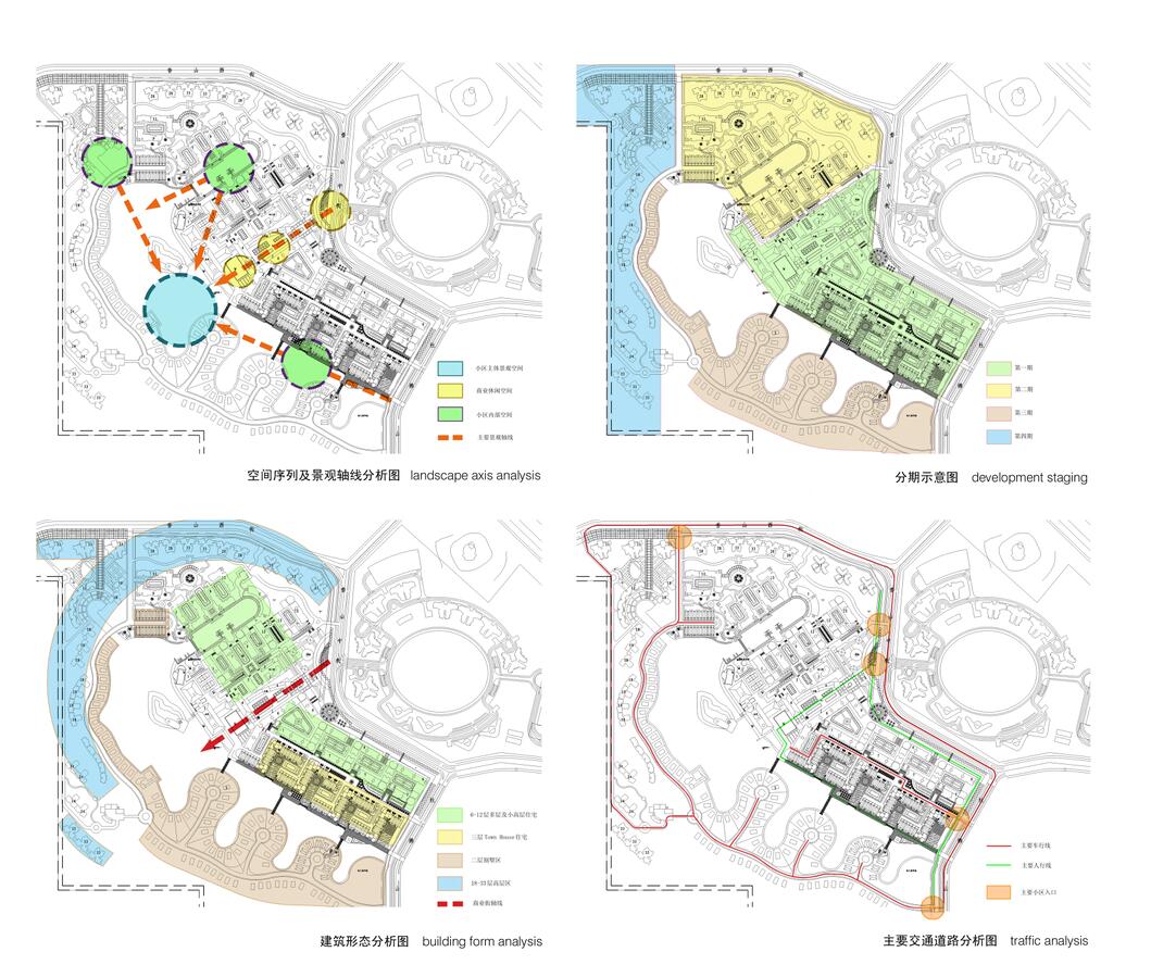 [广东]深圳华侨城波托菲诺居住区建筑方案文本（现代风...cad施工图下载【ID:165621178】