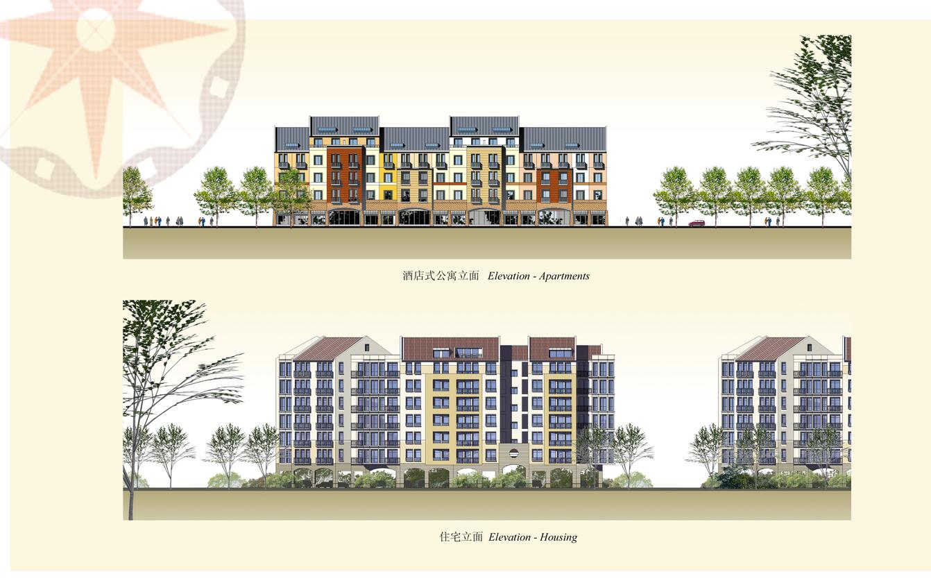 [广东]深圳华侨城波托菲诺居住区建筑方案文本（现代风...cad施工图下载【ID:165621178】