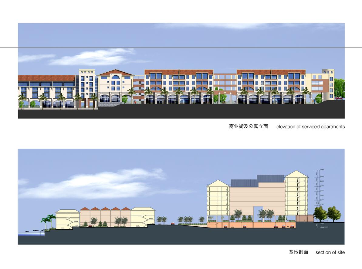 [广东]深圳华侨城波托菲诺居住区建筑方案文本（现代风...cad施工图下载【ID:165621178】