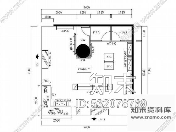 施工图郑州某大商场服装专柜设计图cad施工图下载【ID:532078769】