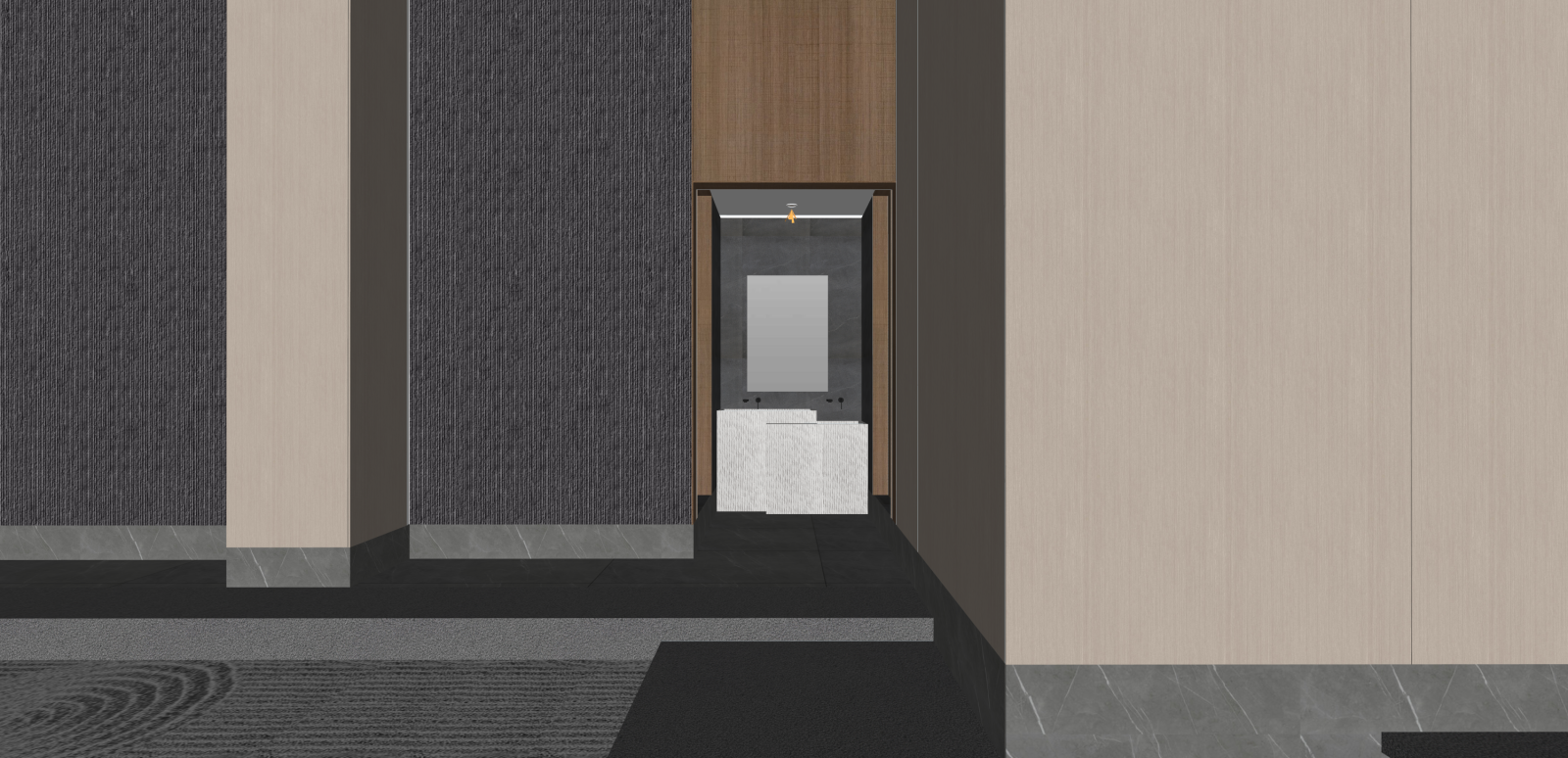 现代会所SU模型下载【ID:1216060724】