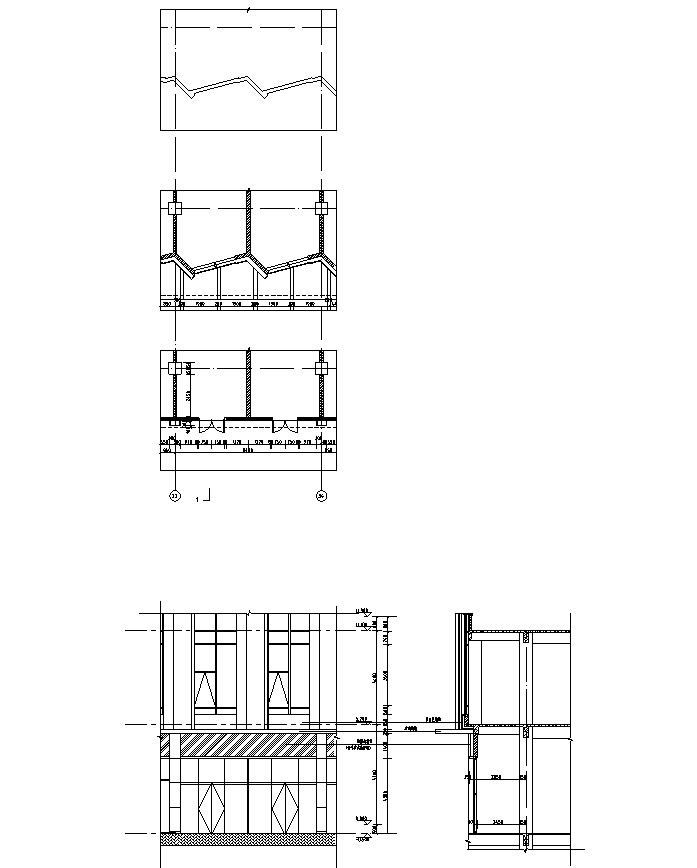 [河北]高层现代风格万达项目建筑施工图（含多个项目）施工图下载【ID:151642124】