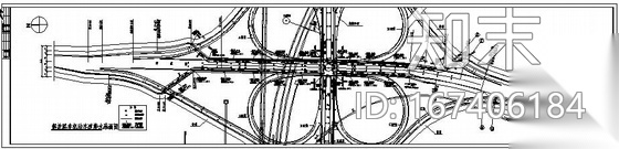 某立交桥非机动车道、人行道雨水管道设计图施工图下载【ID:167406184】