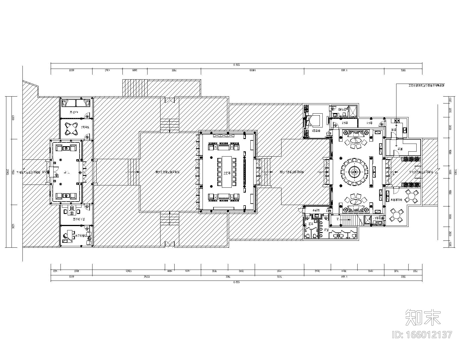 徐州政府驻苏州办事处施工图—金螳螂设计（附效果图+设...cad施工图下载【ID:166012137】