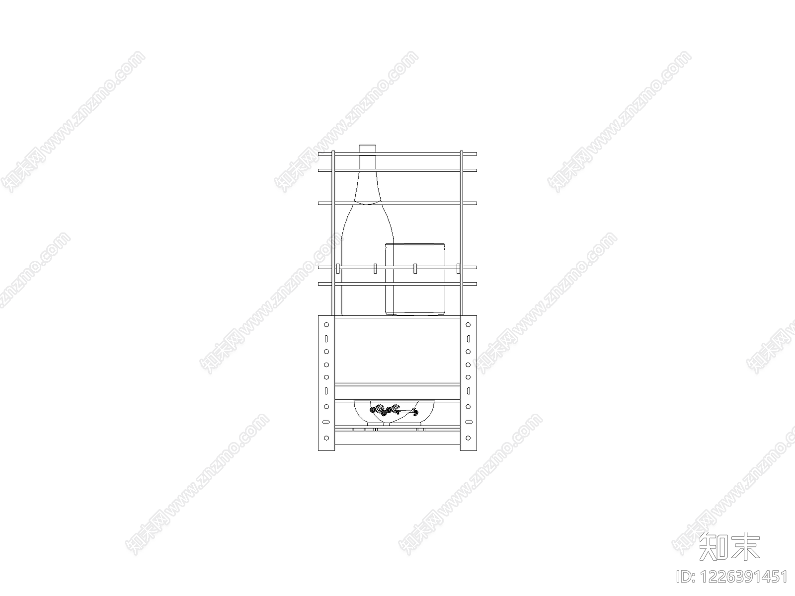 柜子cad施工图下载【ID:1226391451】