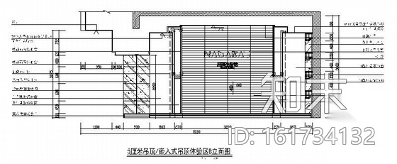 [浙江]某名品吊顶专卖店室内装修施工图（含效果）施工图下载【ID:161734132】