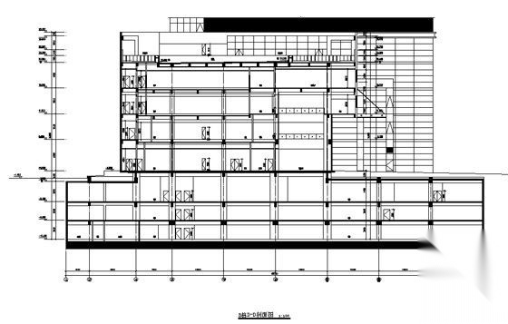 [深圳]某三十九层商业楼建筑施工图（商业、酒店、办公）cad施工图下载【ID:160721164】