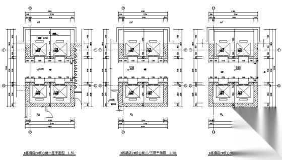 [深圳]某三十九层商业楼建筑施工图（商业、酒店、办公）cad施工图下载【ID:160721164】