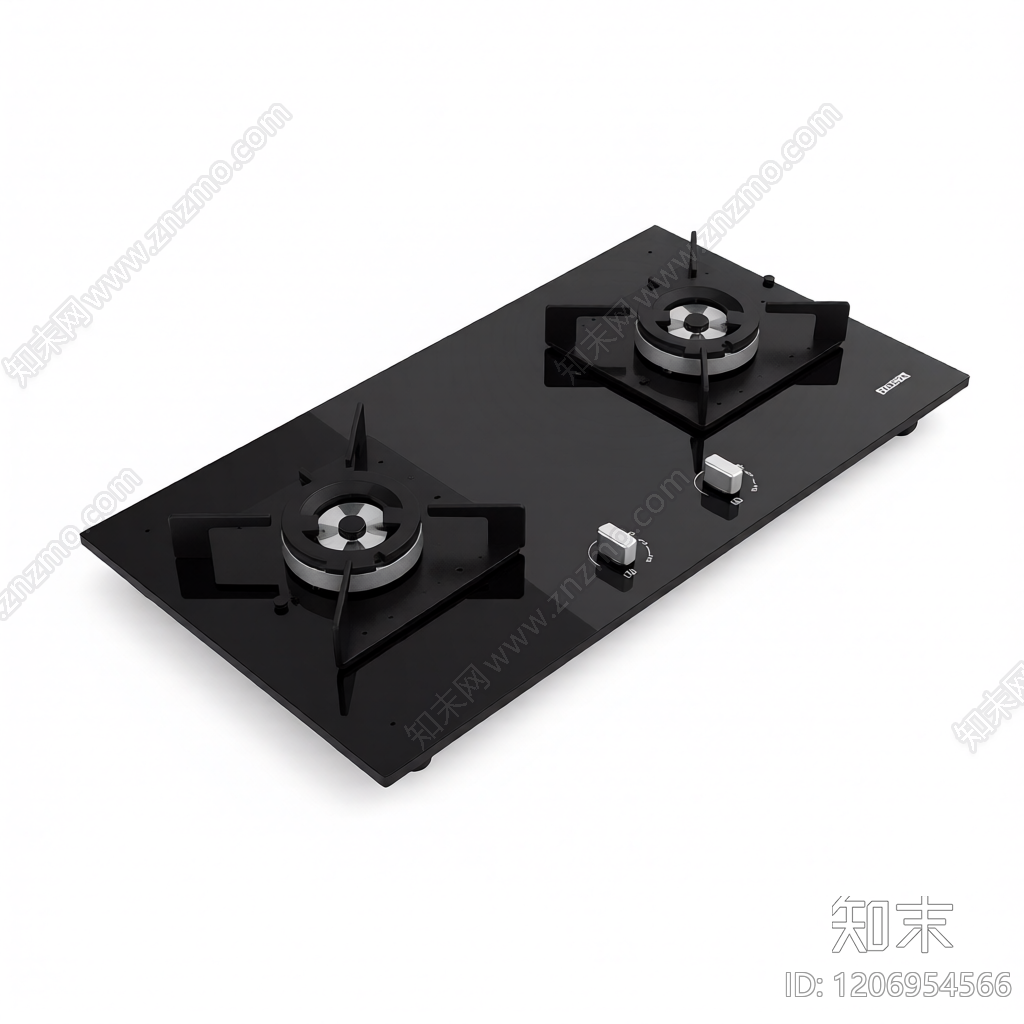 黑色燃气灶具3D模型下载【ID:1206954566】