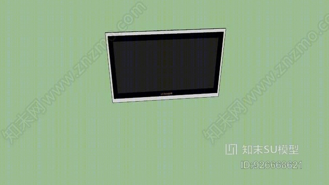 壁挂电视SU模型下载【ID:926668621】