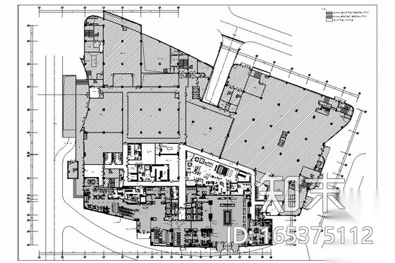 [湖南]中央商务区五星级商务酒店施工图（含效果图）cad施工图下载【ID:165375112】
