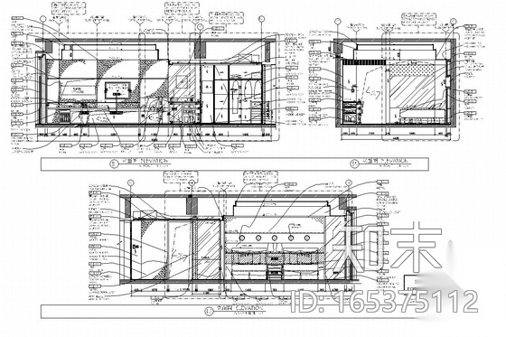 [湖南]中央商务区五星级商务酒店施工图（含效果图）cad施工图下载【ID:165375112】