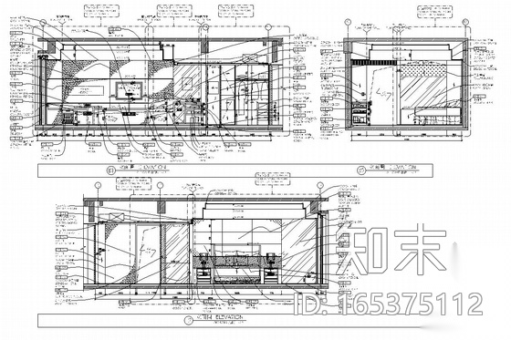 [湖南]中央商务区五星级商务酒店施工图（含效果图）cad施工图下载【ID:165375112】