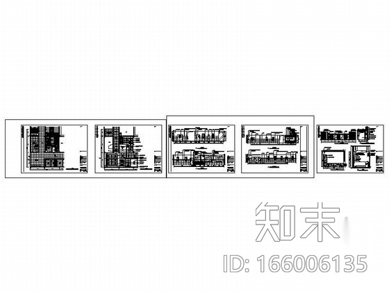 医院急诊科大厅室内装修图cad施工图下载【ID:166006135】
